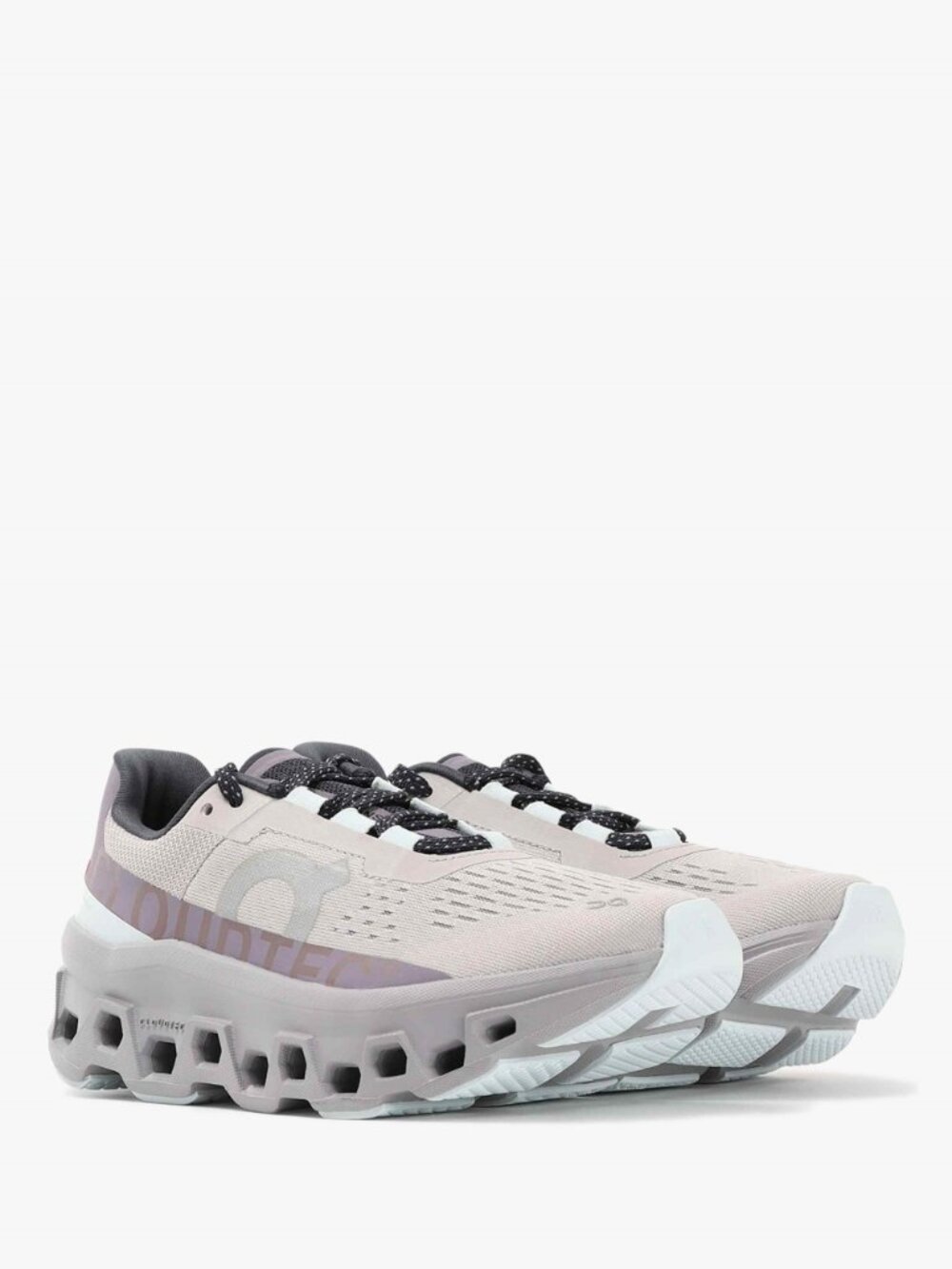 On Running Cloudmonster Pearl Arctic Trainers - Picture 2 of 13